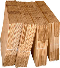 Slip sheets, divider sheets, corner boards, or pads for boxes in Chipboard of Corrugated styles.
